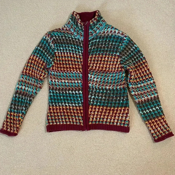 Urban Outfitters Zip Multi-Color Cardigan Women’s XS - Picture 1 of 7